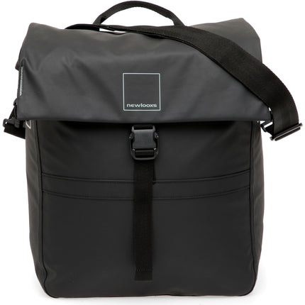 Enkele fietstas New Looxs Leeds Single - 19 liter - 33 x 18 x 38 cm - Black - afbeelding 5