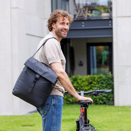 Enkele fietstas New Looxs Leeds Single - 19 liter - 33 x 18 x 38 cm - Black - afbeelding 9