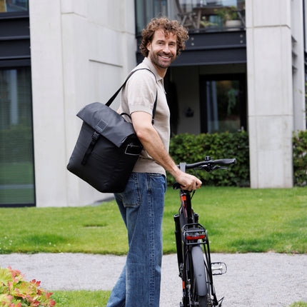 Enkele fietstas New Looxs Leeds Single - 19 liter - 33 x 18 x 38 cm - Black - afbeelding 10