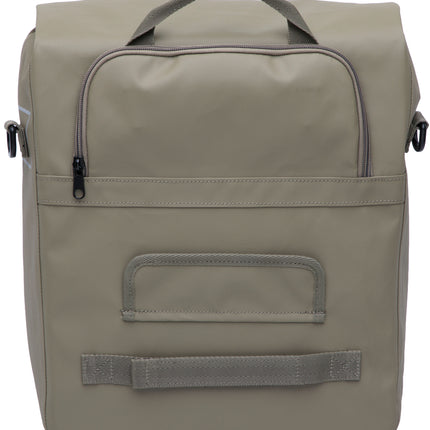 Enkele fietstas New Looxs Leeds Single - 19 liter - 33 x 18 x 38 cm - Taupe - afbeelding 5