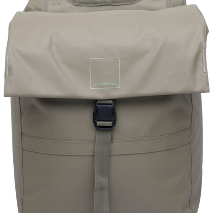 Dubbele fietstas New Looxs Leeds Double - 38 liter - 33 x 18 x 38 cm (2x) - Taupe - afbeelding 2