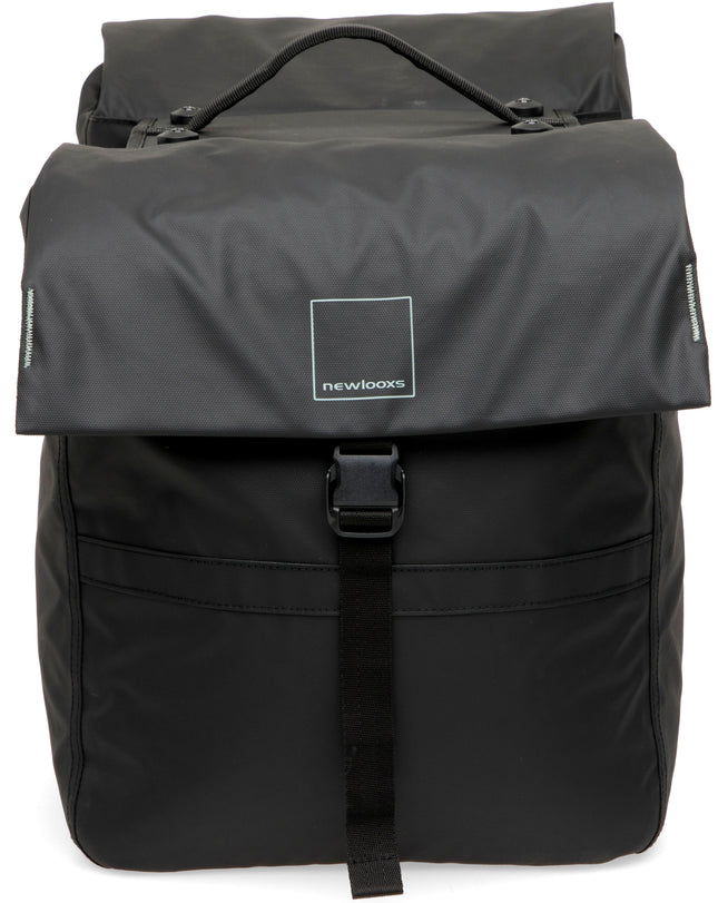 Dubbele fietstas New Looxs Leeds Double MIK 2.0 - 38 liter - 33 x 18 x 38 cm (2x) - Black - afbeelding 2
