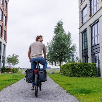 Dubbele fietstas New Looxs Leeds Double MIK 2.0 - 38 liter - 33 x 18 x 38 cm (2x) - Black - afbeelding 7