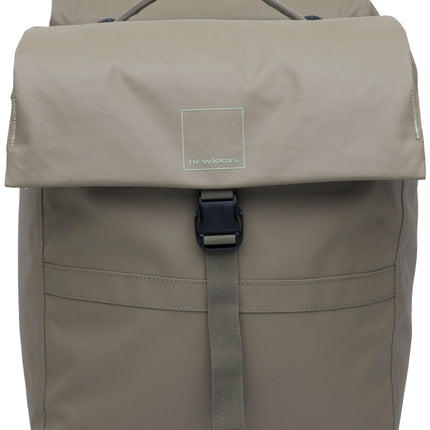 Dubbele fietstas New Looxs Leeds Double MIK 2.0 - 38 liter - 33 x 18 x 38 cm (2x) - Taupe - afbeelding 2