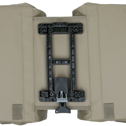 Dubbele fietstas New Looxs Leeds Double MIK 2.0 - 38 liter - 33 x 18 x 38 cm (2x) - Taupe - afbeelding 4