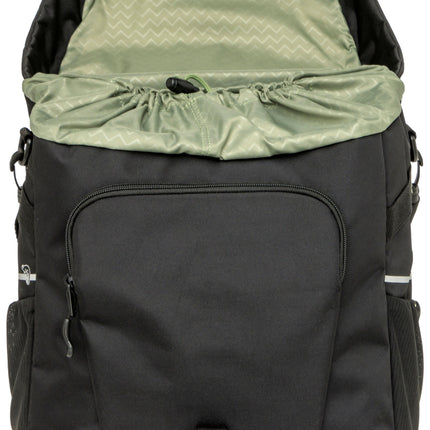 Enkele fietstas New Looxs Vigo Single - 20 liter - 30 x 19 x 40 cm - Black-Green - afbeelding 5