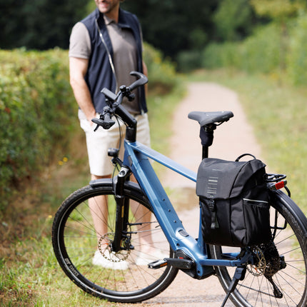 Enkele fietstas New Looxs Vigo Single - 20 liter - 30 x 19 x 40 cm - Black-Green - afbeelding 10