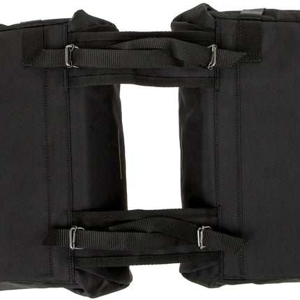 Dubbele fietstas New Looxs Vigo Double - 40 liter - 30 x 19 x 40 cm (2x) - Black-Green - afbeelding 4
