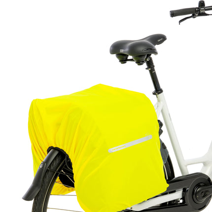Dubbele fietstas New Looxs Vigo Double - 40 liter - 30 x 19 x 40 cm (2x) - Black-Orange - afbeelding 7