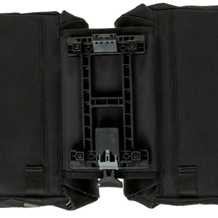 Dubbele fietstas New Looxs Vigo Double MIK 2.0 - 40 liter - 30 x 19 x 40 cm (2x) - Black-Green - afbeelding 3