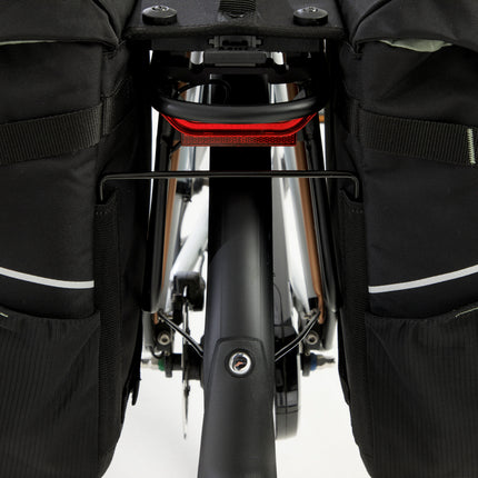 Dubbele fietstas New Looxs Vigo Double MIK 2.0 - 40 liter - 30 x 19 x 40 cm (2x) - Black-Green - afbeelding 4