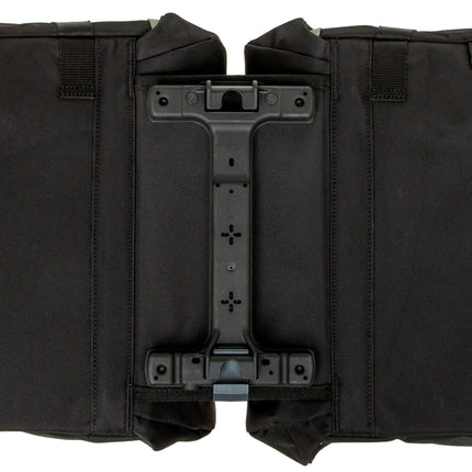 Dubbele fietstas New Looxs Vigo Double RackTime 2.0 - 40 liter - 30 x 19 x 40 cm (2x) - Black-Green - afbeelding 3