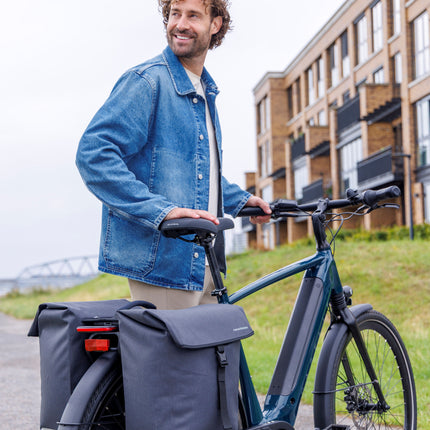 Enkele fietstas New Looxs Hamar Single - 19 liter - 32 x 16 x 40 cm - Anthracite - afbeelding 10