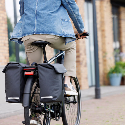 Enkele fietstas New Looxs Hamar Single - 19 liter - 32 x 16 x 40 cm - Anthracite - afbeelding 9