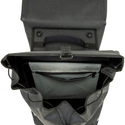 Dubbele fietstas New Looxs Hamar Double MIK 2.0 - 38 liter - 32 x 16 x 40 cm (2x) - Anthracite - afbeelding 2