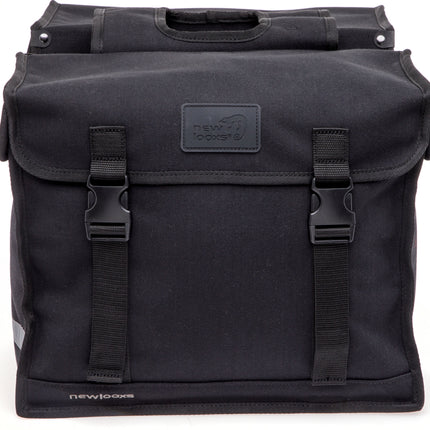 Dubbele fietstas New Looxs Canvas Deluxe - 46 liter - 39 x 18 x 33 cm (2x) - Black - afbeelding 5