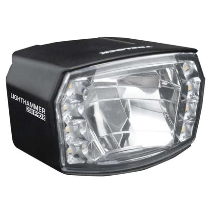 Koplamp Trelock LS 990 Lighthammer Pro voor E-bike incl. FP adapter - zwart