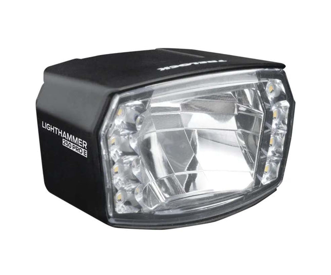 Koplamp Trelock LS 990 Lighthammer Pro voor E-bike incl. FP adapter - zwart