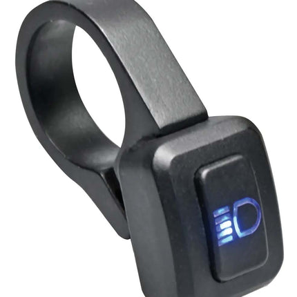 Koplamp Trelock LS 930 Lighthammer 130 lux voor E-bike incl. stuur adapter - zwart - afbeelding 3
