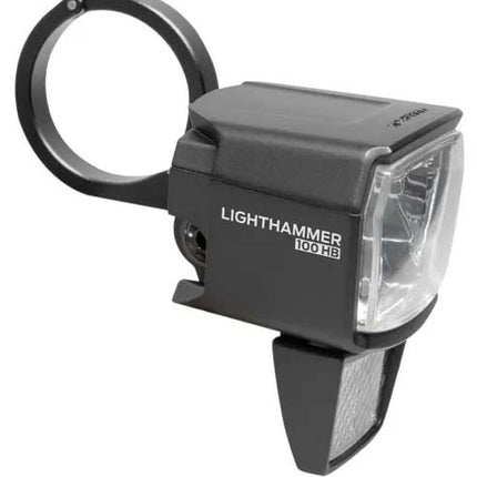 Koplamp LS 890 Lighthammer 100 voor E-bike incl. stuur adapter - zwart