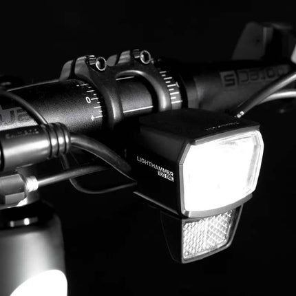 Koplamp Trelock LS 890-T Lighthammer voor 100 lux E-bike incl. vork adapter - zwart - afbeelding 3