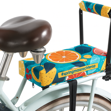 NietVerkeerd Actie pakket  Zit je lekker  - Fruit Cocktail - Zitje + Rugsteun + Rugsteunkussen