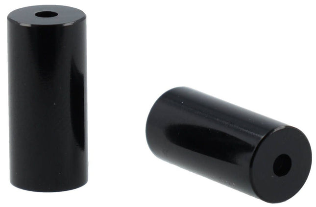 Kabelhoedjes Ø4,3mm PVC - zwart