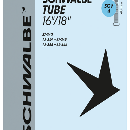 Binnenband Schwalbe SCV4 (16-18'') - 28/37-340/355 - 40 mm ventiel