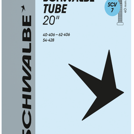 Binnenband Schwalbe SCV7 (20'') - 40/62-406 - 40mm ventiel