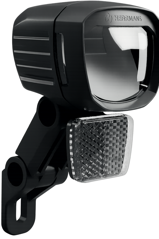 Koplamp Herrmans Nordic MR9 Dynamo 180 Lumen - Zwart