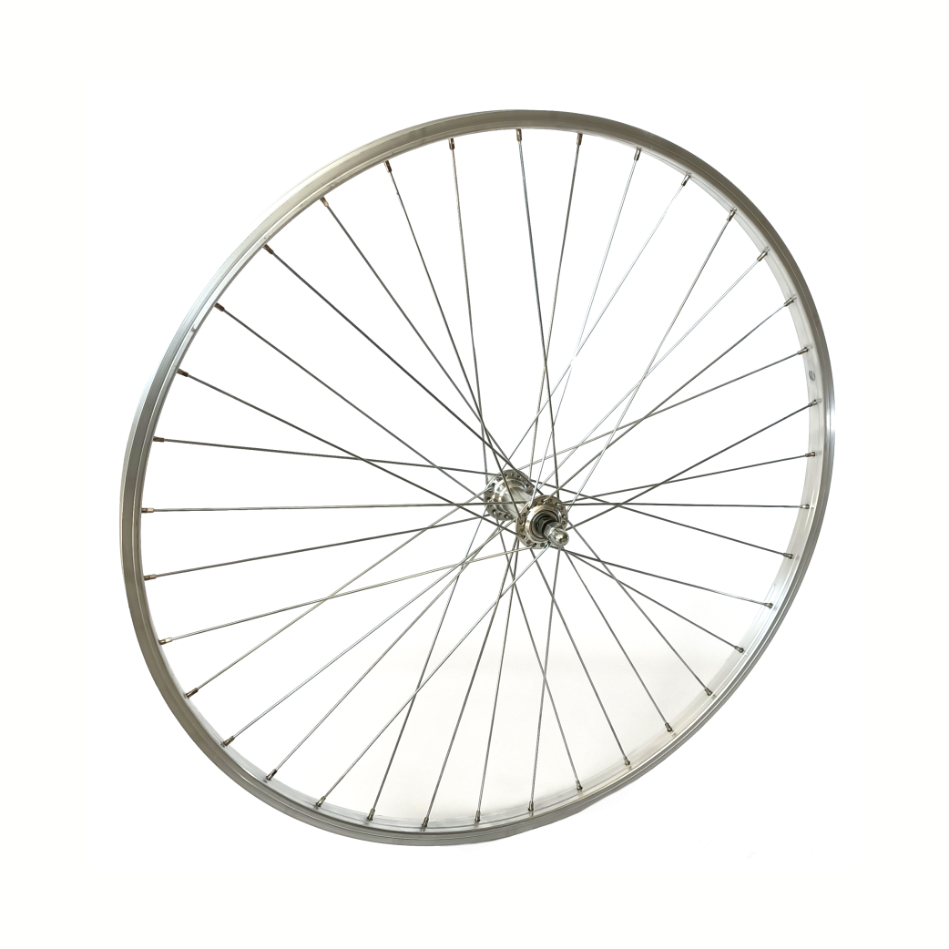 FD0101C Voorwiel 28” Alu vast zilver vv