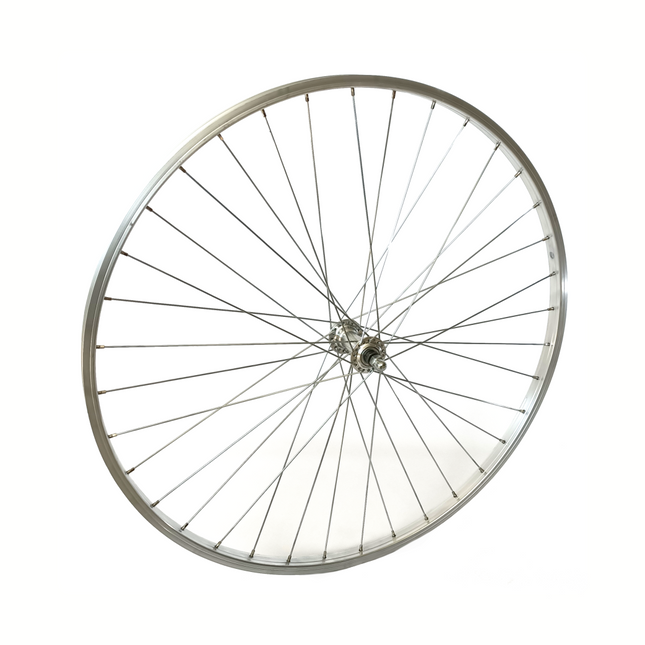 FD0101C Voorwiel 28” Alu vast zilver vv