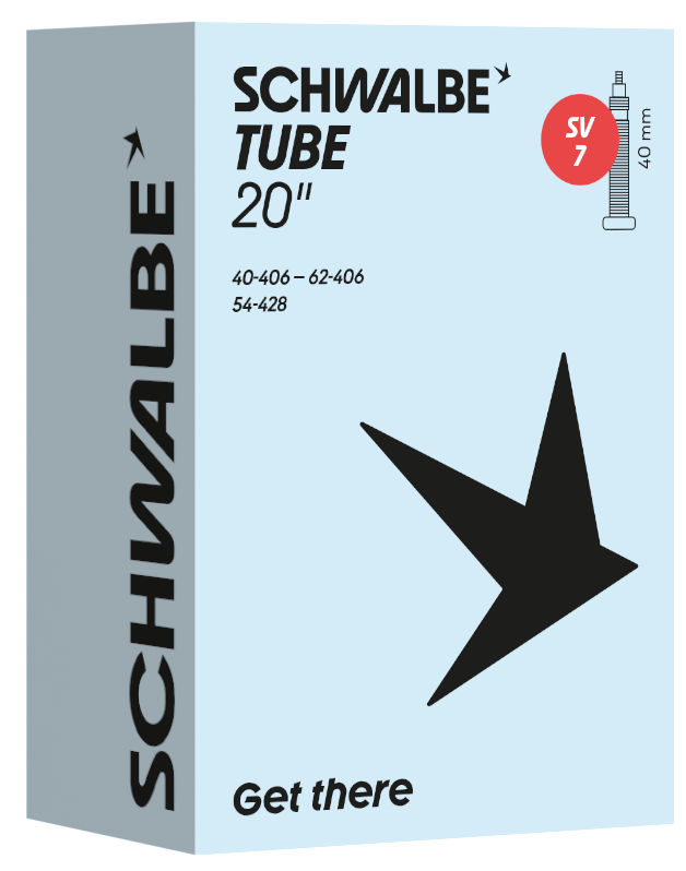 Binnenband Schwalbe SV7 20" / 40/62-406 - 40mm ventiel