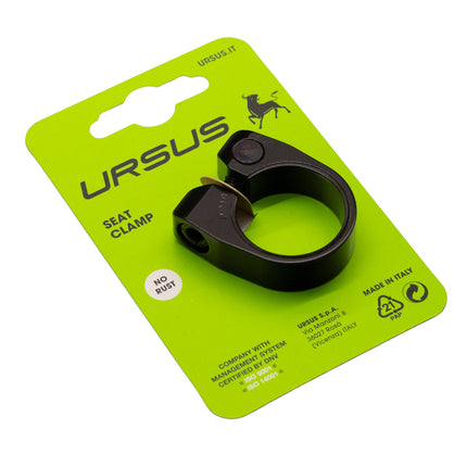 Zadelpenklem Ursus ø31.8 mm aluminium - zwart - afbeelding 2