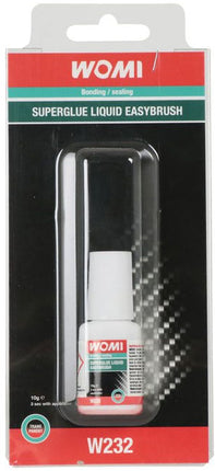Secondelijm Womi W232 Superglue Liquid Easybrush Transparant 10 gram - afbeelding 2