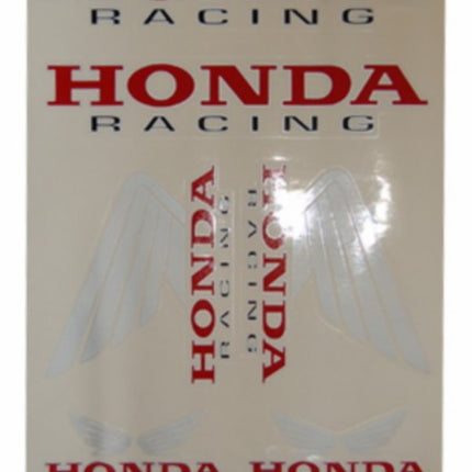 stickerset falko universeel racing rood/zwart 6-delig bromfiets honda, camino, mb, mt, honda 982041