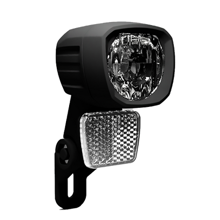 Phare Herrmans Nordic CL3 vélo électrique 100 Lumens - noir