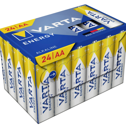 Batterij Varta Energy AA (penlite) 1.5 V - 24 stuks in doosje