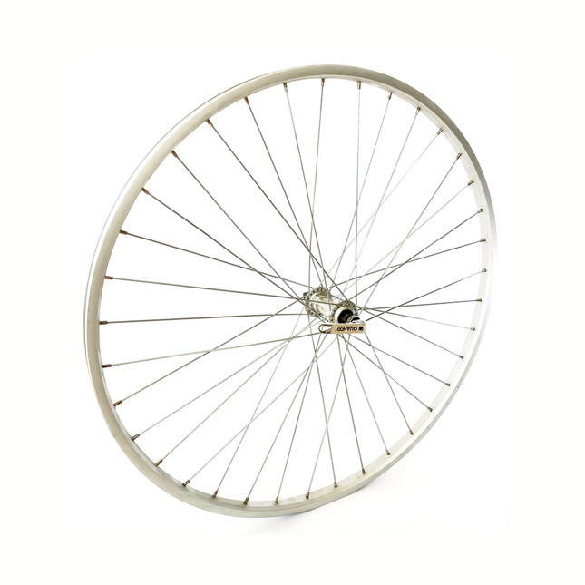 Z Roue avant 28x1 5/8 axe plein alu arg [p]