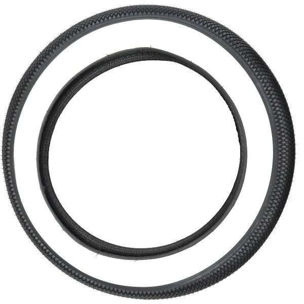 buitenband wegprofiel white wall tt 20x4.0 fatbike