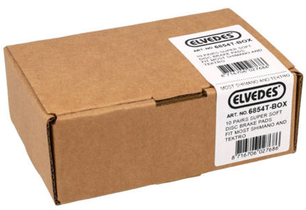 Schijfremblokset Elvedes - Shimano - Organische Compound (resin) - 10 paar - afbeelding 2