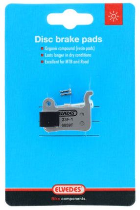 Schijfremblokset Elvedes - Shimano - Organische Compound (resin) - 1 paar - afbeelding 2