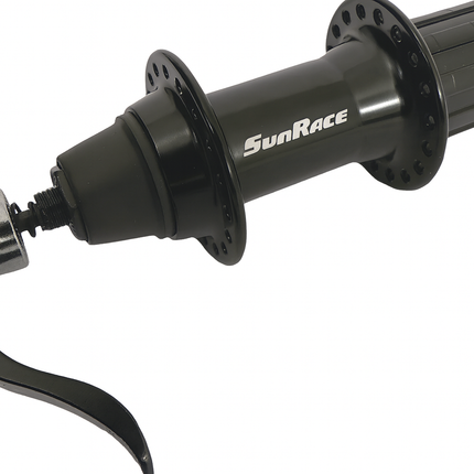 Achternaaf 8 speed Sunrace HBM53 - 36 gaats - 135 mm - Quick Release - zwart