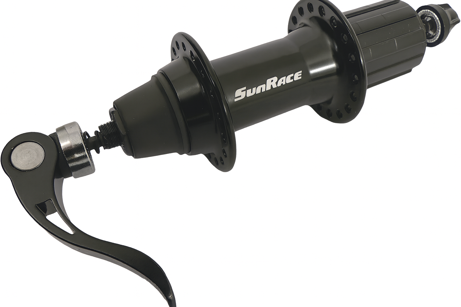 Achternaaf 8 speed Sunrace HBM53 - 36 gaats - 135 mm - Quick Release - zwart