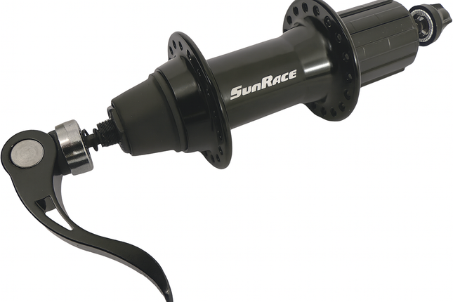 Achternaaf 8 speed Sunrace HBM53 - 36 gaats - 135 mm - Quick Release - zwart