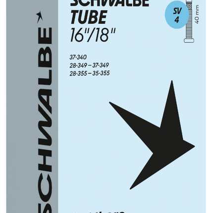 Binnenband Schwalbe SV4 (16-18'') 28/37-340/355 - 40mm ventiel