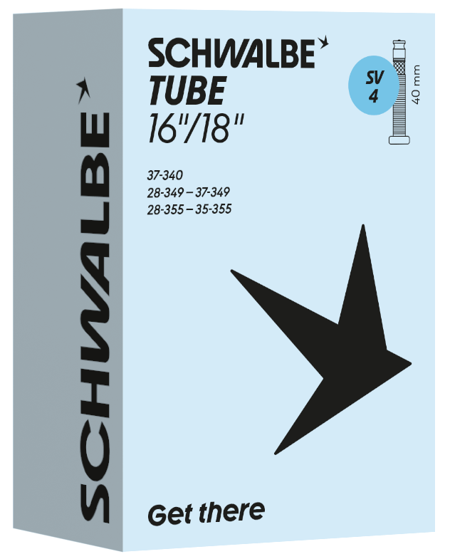 Binnenband Schwalbe SV4 (16-18'') 28/37-340/355 - 40mm ventiel
