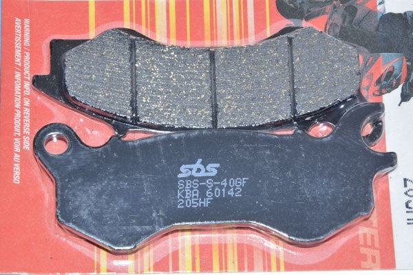 jeu de plaquettes de frein sbs elect cargo silence, super soco CPX, agility 16+, django, pcx, vision 4t 2012 205hf
