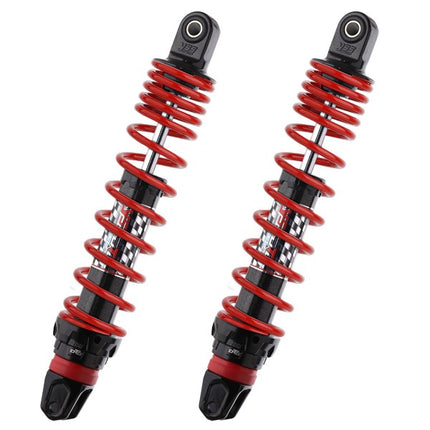 Jeu d'amortisseurs yss hybrid DTG maxi scooter 400mm rouge honda, forza, grand dink, sh300, sh350