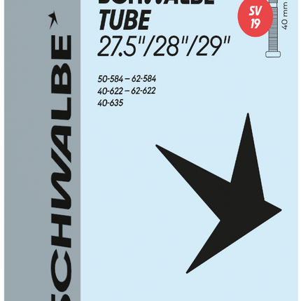 Binnenband Schwalbe SV19 27.5"/28"/29" 40/62-584/635 - 40mm ventiel